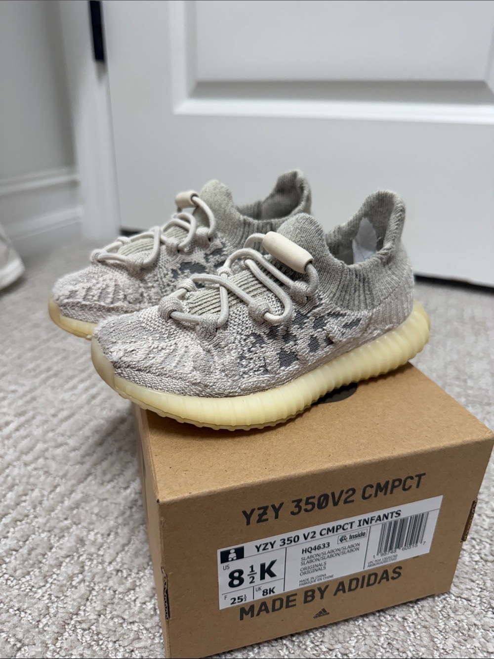 adidas Kids Yeezy 350 V2 cmpct infants sneakers